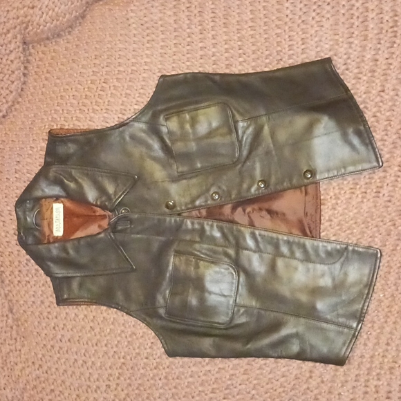 Ann Taylor Jackets & Blazers - Ann Taylor (petite) Brown Vest
